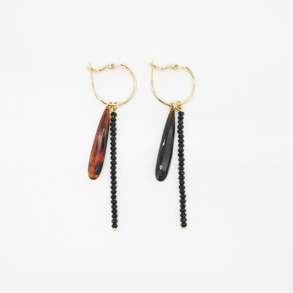 Crystal Hoop Earrings